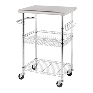 24" Stainless Steel NSF Kitchen Cart