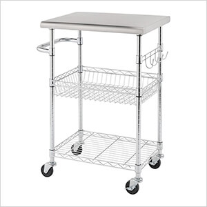 24" Stainless Steel NSF Kitchen Cart