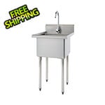 Trinity Stainless Steel Utility Sink with Faucet