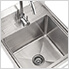 Stainless Steel Utility Sink with Faucet