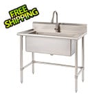 Trinity Stainless Steel Utility Sink with Faucet