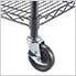 NSF 5-Tier Rolling Steel Wire Garage Storage Shelving Unit