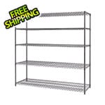 Trinity PRO Black 5-Tier Steel Wire Garage Storage Shelving Unit