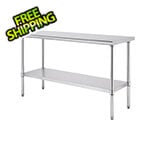 Trinity PRO EcoStorage NSF 60" Stainless Steel Table