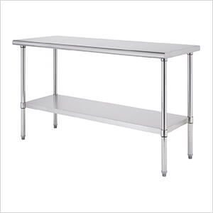 PRO EcoStorage NSF 60" Stainless Steel Table