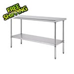 Trinity EcoStorage NSF 60" Stainless Steel Table