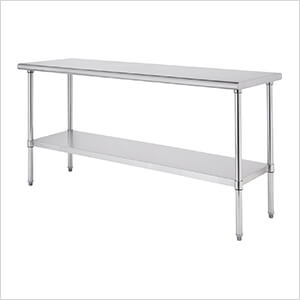 EcoStorage NSF 72" Stainless Steel Table