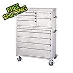 Trinity 43 in. 11-Drawer Stainless Steel Rolling Tool Chest Combo