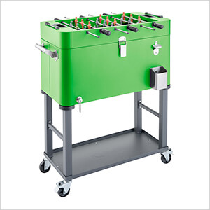 80 Quart Foosball Cooler with Detachable Tub and Cover