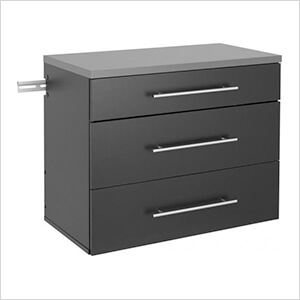 HangUps 3-Drawer 30" Base Storage Cabinet