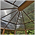 12 ft. x 12 ft. Florence Solarium with Polycarbonate Roof (Sand)