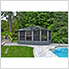 12 ft. x 15 ft. Florence Solarium with Polycarbonate Roof (Slate Gray)