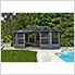 12 ft. x 18 ft. Florence Solarium with Polycarbonate Roof (Slate Gray)