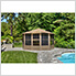 12 ft. x 12 ft. Florence Solarium with Polycarbonate Roof (Sand)
