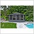 12 ft. x 15 ft. Florence Solarium with Metal Roof (Slate Gray)