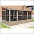 8 ft. x 16 ft. Florence Solarium with Polycarbonate Roof (Sand)
