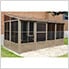 8 ft. x 16 ft. Florence Solarium with Metal Roof (Sand)