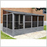 8 ft. x 16 ft. Florence Solarium with Metal Roof (Slate Gray)