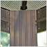 10 ft. x 14 ft. Venus Gazebo with Polycarbonate Roof (Brown)