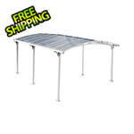 Gazebo Penguin Acay Carport with Gutter (White)