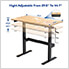 Manual Height Adjustable Work Bench