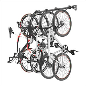 Wall Mounted Bike Rack (4 Bikes)