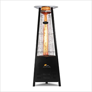 Inferno 42K BTU Flame Tower Heater (Hammered Black)