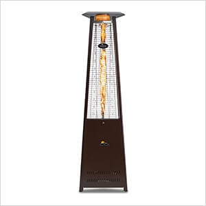 Vesta 42K BTU Flame Tower Heater (Hammered Bronze)