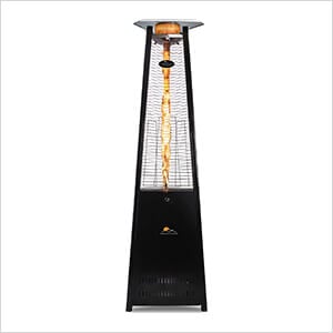 Vesta 42K BTU Flame Tower Heater (Hammered Black)