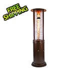 Paragon Outdoor Vulcan 32K BTU Flame Tower Heater (Hammered Bronze)