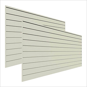 8' x 4' PVC Wall Panels and Trims (2-Pack Sandstone)