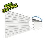 Proslat 8 ft. x 4 ft. PROCORE PVC Slatwall