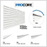 8 ft. x 4 ft. PROCORE PVC Slatwall