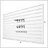 PROCORE PVC Slatwall Basic Bundle