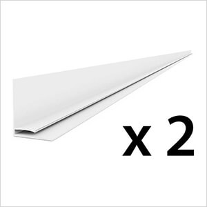 8 ft. PROCORE PVC Slatwall Top Trim (2-Pack)