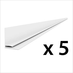 8 ft. PROCORE PVC Slatwall Top Trim (5-Pack)