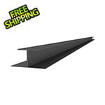 Proslat 2 x 96" PVC Slatwall H Trim (Charcoal)