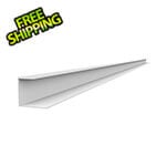 Proslat 2 x 96" PVC Slatwall J Trim (White)