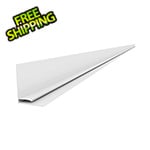 Proslat 2 x 96" PVC Slatwall L Trim (White)