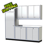 Moduline Pro II 8-Foot / 8-Inch White Garage Cabinet System