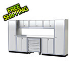 Moduline Pro II 12-Foot White Aluminum Garage Cabinet System