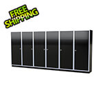 Moduline Pro II 16-Foot Signature Black Aluminum Garage Cabinet System