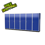 Moduline Pro II 16-Foot Moduline Blue Aluminum Garage Cabinet System