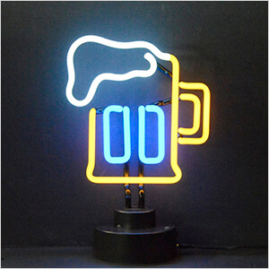Beer Mug Neon Sculpture