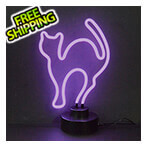 Neonetics Purple Cat Neon Sculpture