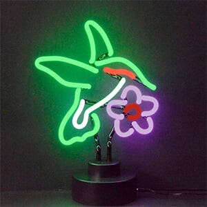 Hummingbird Neon Sculpture
