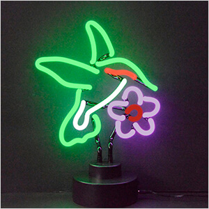 Hummingbird Neon Sculpture