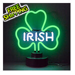 Neonetics Irish Shamrock Neon Sculpture