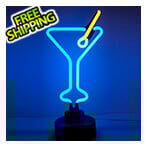 Neonetics Martini Glass Neon Sculpture
