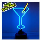 Neonetics Martini Glass Neon Sculpture